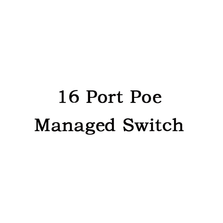 16 Port Poe valdomas jungiklis