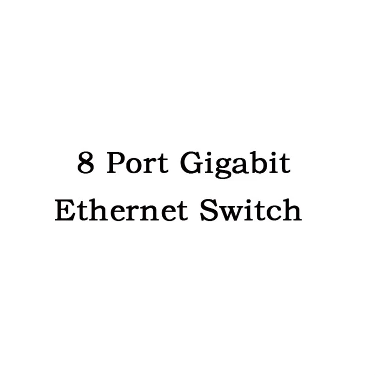 8 prievadų Gigabit Ethernet jungiklis