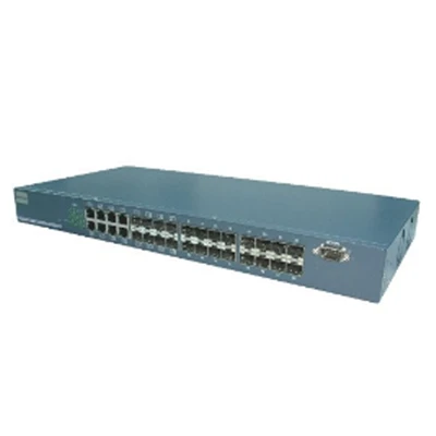 24 Port Gigabit SFP didelio prievadų skaičiaus šviesolaidžio jungiklis